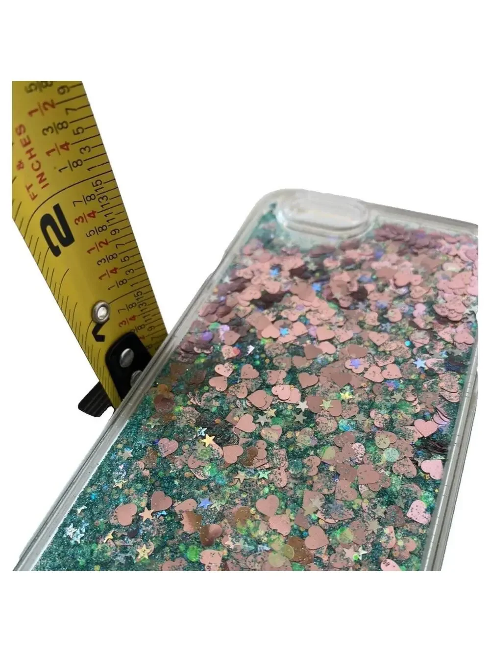 iPhone 6s Hard Case Cover Sparkly Glitter + Screen Protector Combo